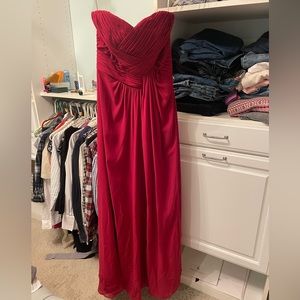 Jasmine B2 Red Formal Maxi Dress Gown